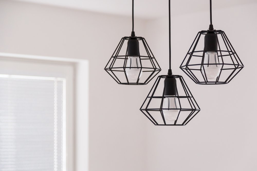 Black Geometric Chandelier